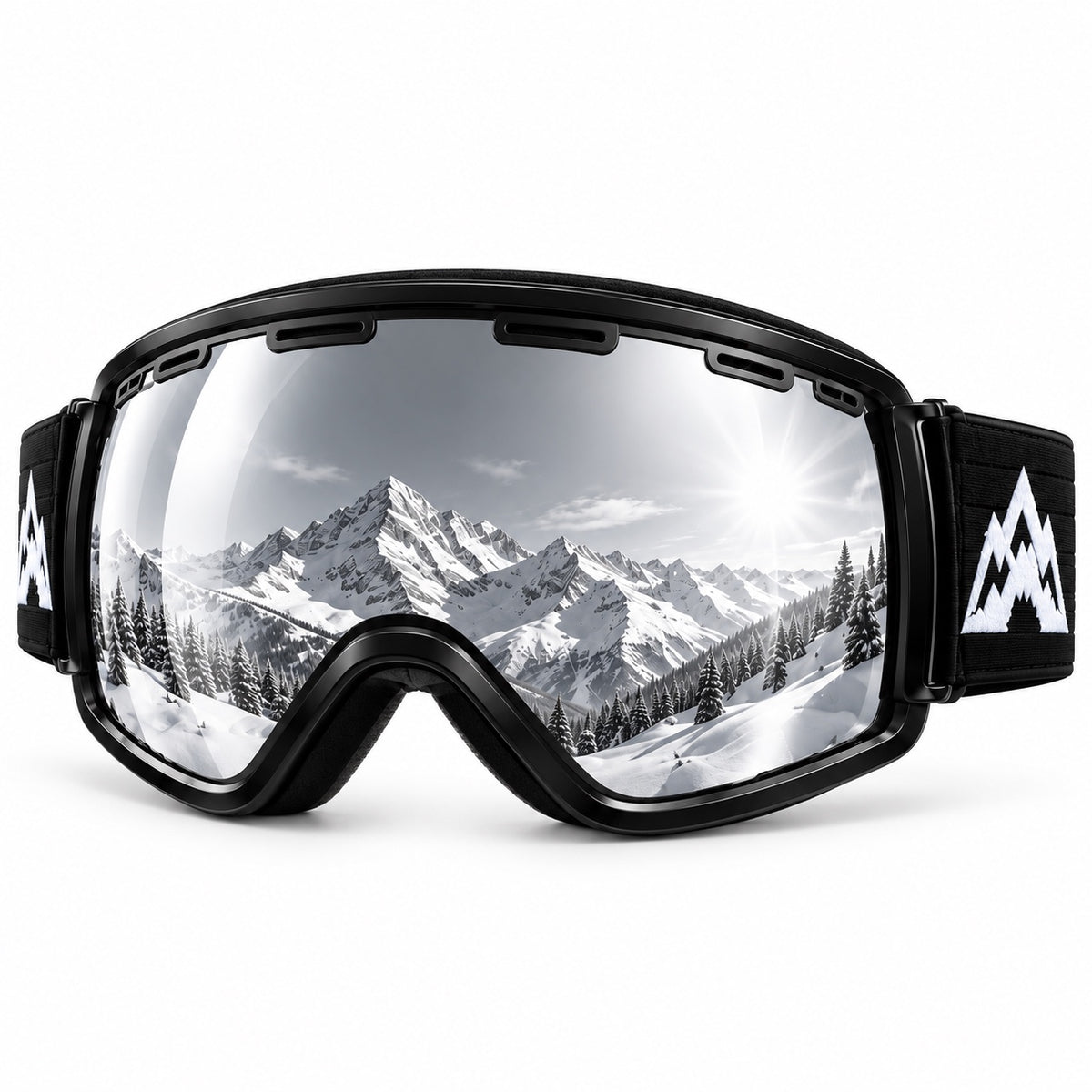 Silver Mirror ski goggles concept